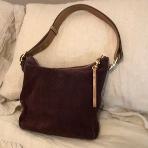Coach suede bag